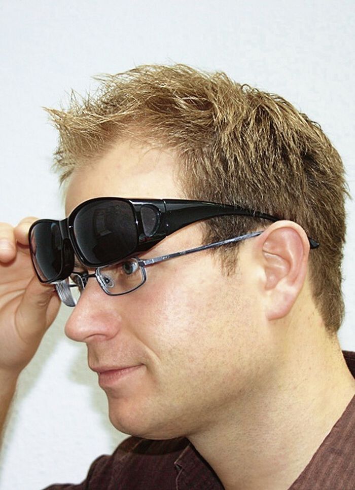 Tag+Nacht, &Uuml;berbrillen-Set SCHWARZ